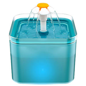 Fuente de agua para gatos